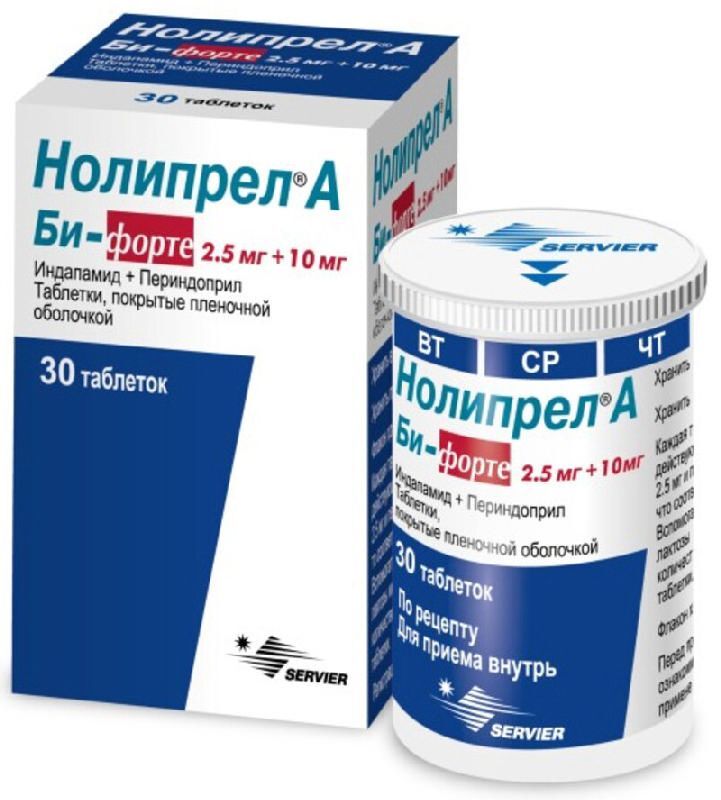 Нолипрел А Форте 1.25 Мг 5мг Цена