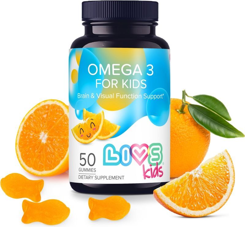 Ливс Омега-3 пастилки жевательные со вкусом апельсина 4г 50 шт., фото №2