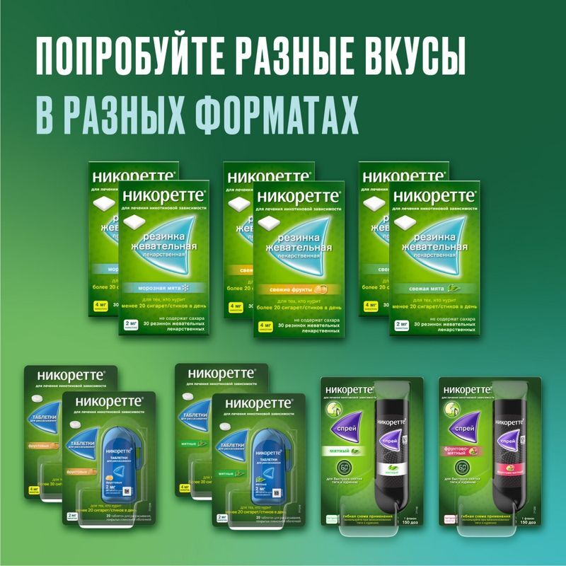 Никоретте 2мг 20 шт. таблетки для рассасывания покрытые пленочной оболочкой Фруктовые, фото №9