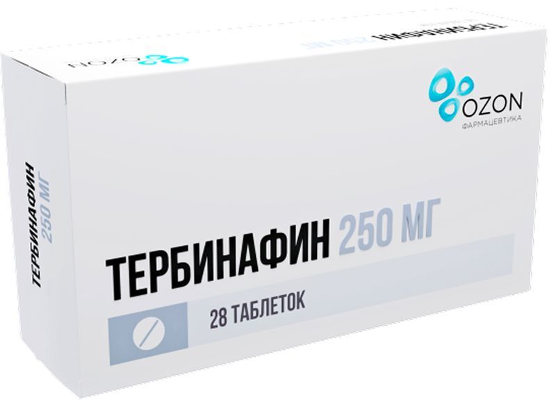 Тербинафин 250мг 28 шт. таблетки, фото №2
