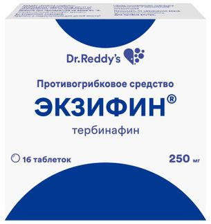 Экзифин 250мг 16 Шт. Таблетки Dr. Reddy.S Laboratories Ltd. Купить.