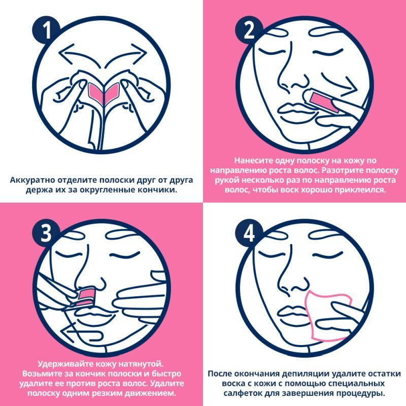 Вит полоски восковые для депиляции для чувствительной кожи Easy Gelwax 20 шт., фото №5