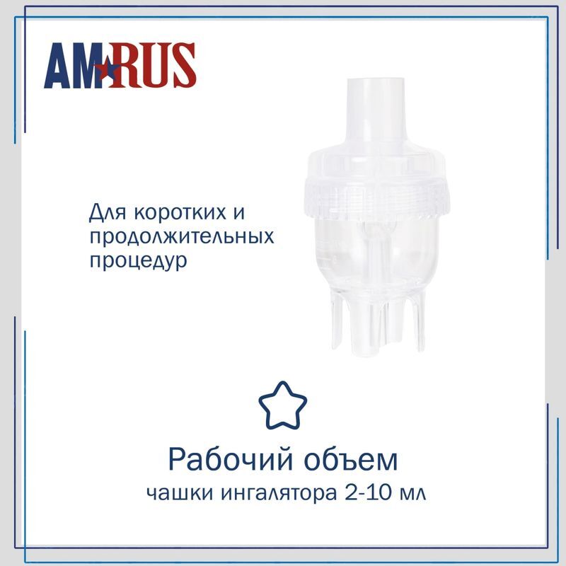 Амрус Ингалятор компрессорный Amnb-501 компактный, фото №7