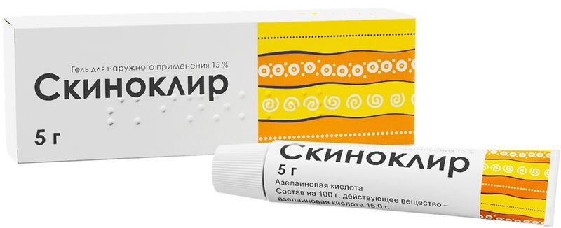 Скиноклир 15% 5г гель для наружного применения, фото №2