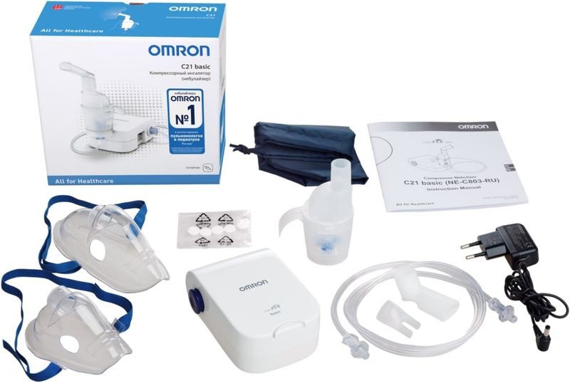 Омрон Ингалятор CompAir Ne-C21 Basic компрессорный Ne-C803-Ru Omron Healthcare Co. Ltd., фото №4