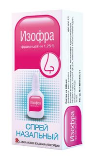 Изофра 1,25% 15мл Спрей Назальный Купить По Цене От 421 Руб В.