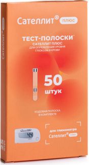 Сателлит плюс тест-полоски 50 шт. элта компания купить по цене от 488 руб в Самаре, заказать с доставкой, инструкция по применению, аналоги, отзывы