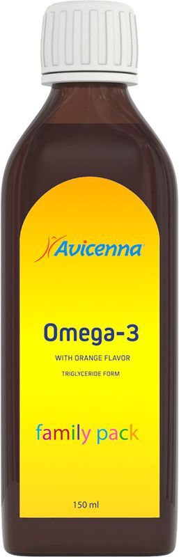 Авиценна Омега-3 жидкость со вкусом Апельсина 150мл, фото №3