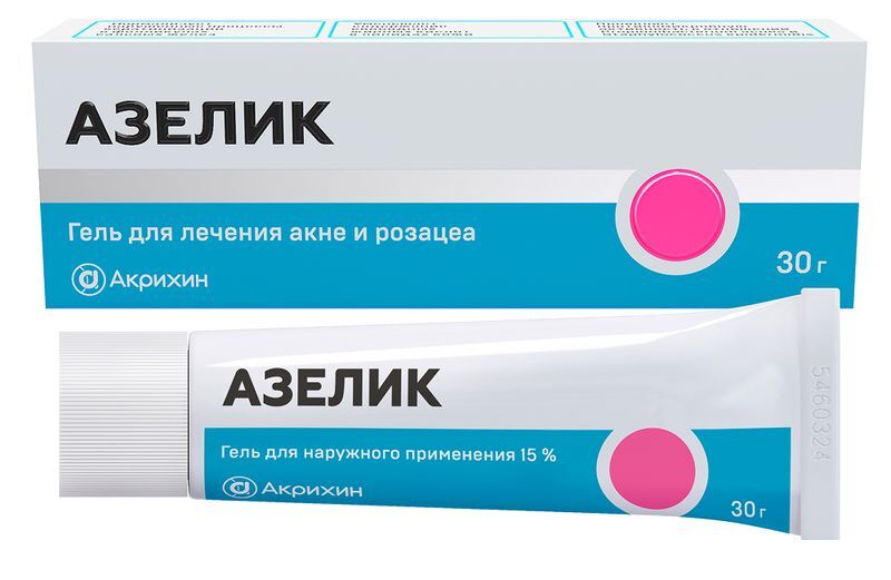 Азелик 15% 30г гель для наружного применения Акрихин, фото №2