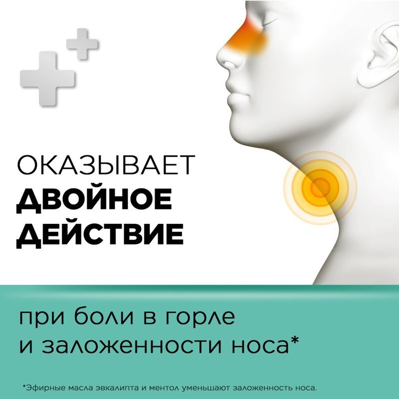 Стрепсилс 36 шт. таблетки для рассасывания ментол-эвкалипт, фото №3