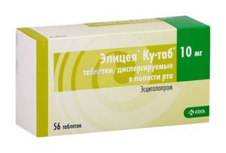 Элицея Ку-Таб 10мг 56 Шт. Таблетки Диспергируемые Крка, Д.Д., Ново.