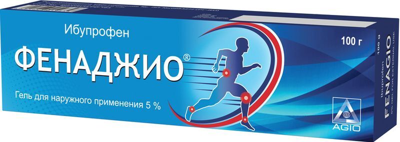 Фенаджио 5% 100г гель для наружного применения, фото №2