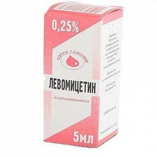 Левомицетин 0,25% 5мл Капли Глазные Купить По Цене От 22 Руб В.