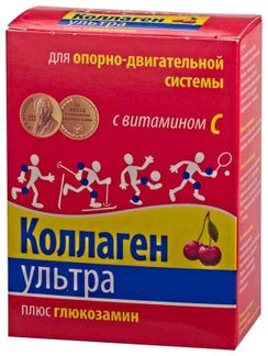 Коллаген ультра плюс 8г вишня глюкозамин 7 шт. пакет купить по цене от ...