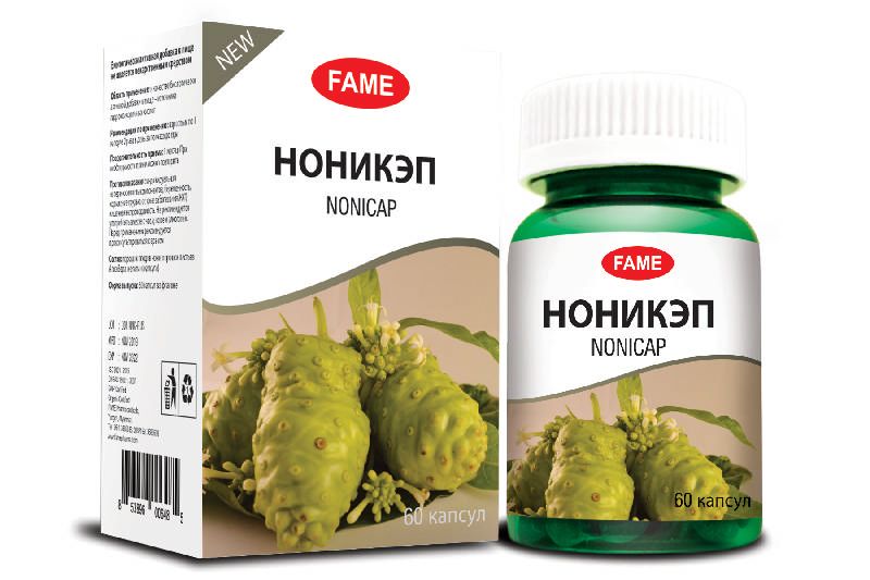 Фэйм Ноникэп Капсулы 60 Шт. Fame Pharmaceuticals Industry Co. Ltd.