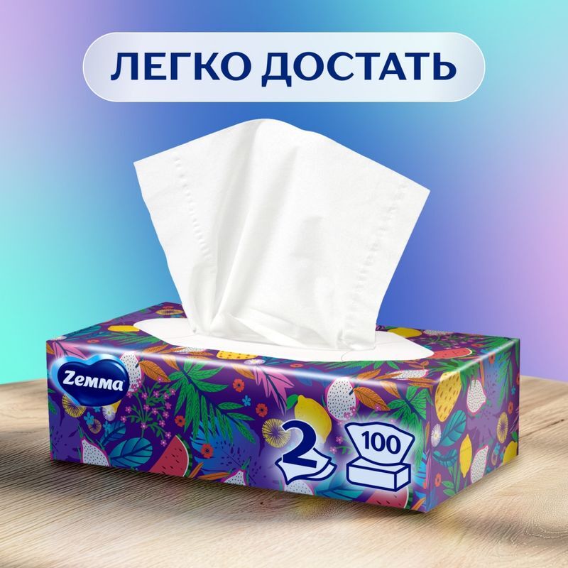 Земма эвридэй салфетки бумажные 100 шт., фото №4