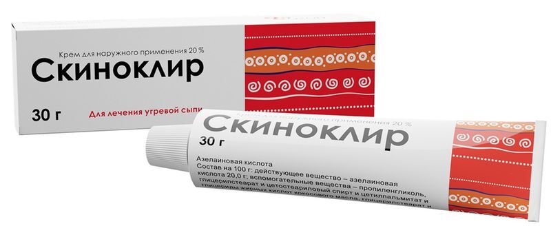 Скиноклир 20% 30г крем для наружного применения Озон, фото №2