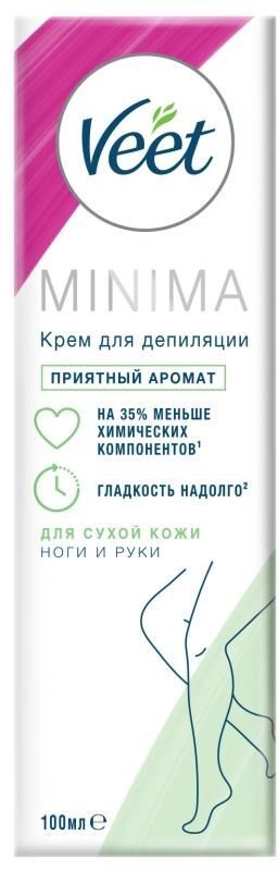 Вит крем для депиляции для сухой кожи 100мл, фото №2
