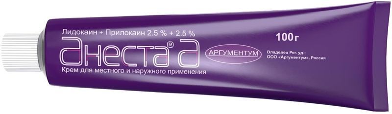 Анеста-А 2,5%+2,5% 100г крем для местного/наружного применения, фото №3