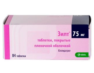 Зилт 75мг 84 Шт. Таблетки Покрытые Пленочной Оболочкой Крка-Рус.