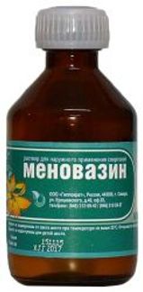 Меновазин 40мл раствор для наружного применения спиртовой кировская ...