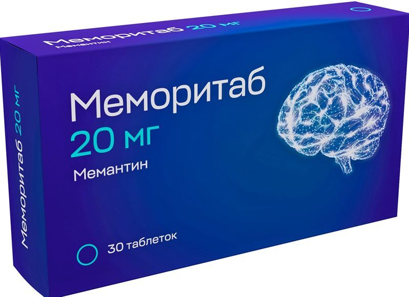Меморитаб 20мг 30 шт. таблетки диспергируемые, фото №2
