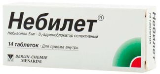 небилет цена 5 мг цена