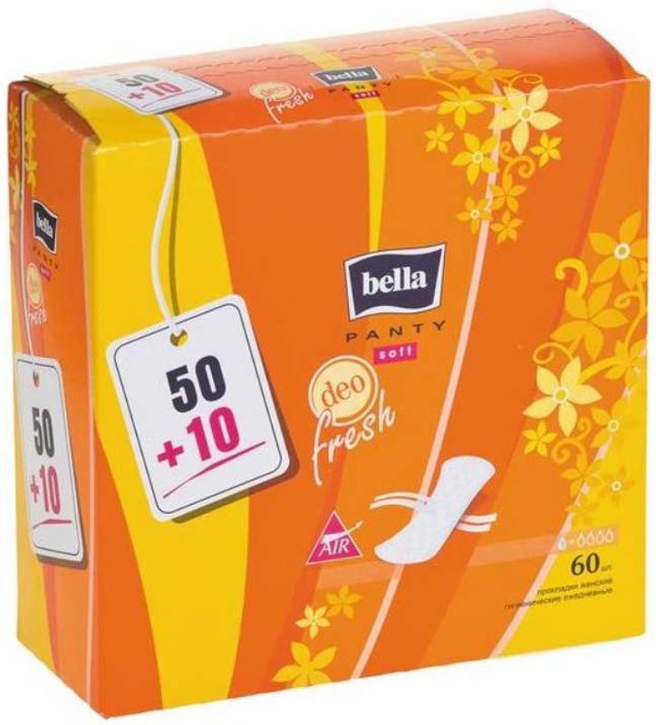 Panty soft. Bella panty 50+10 Soft (оранжевая). Прокладки Bella panty Soft deo. Ежедневные прокладки Bella panty Soft deo, 50+10. Прокладки Белла панти софт 10.